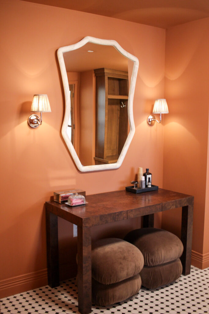 Forza Pilates, Franklin, TN, locker room and vanity