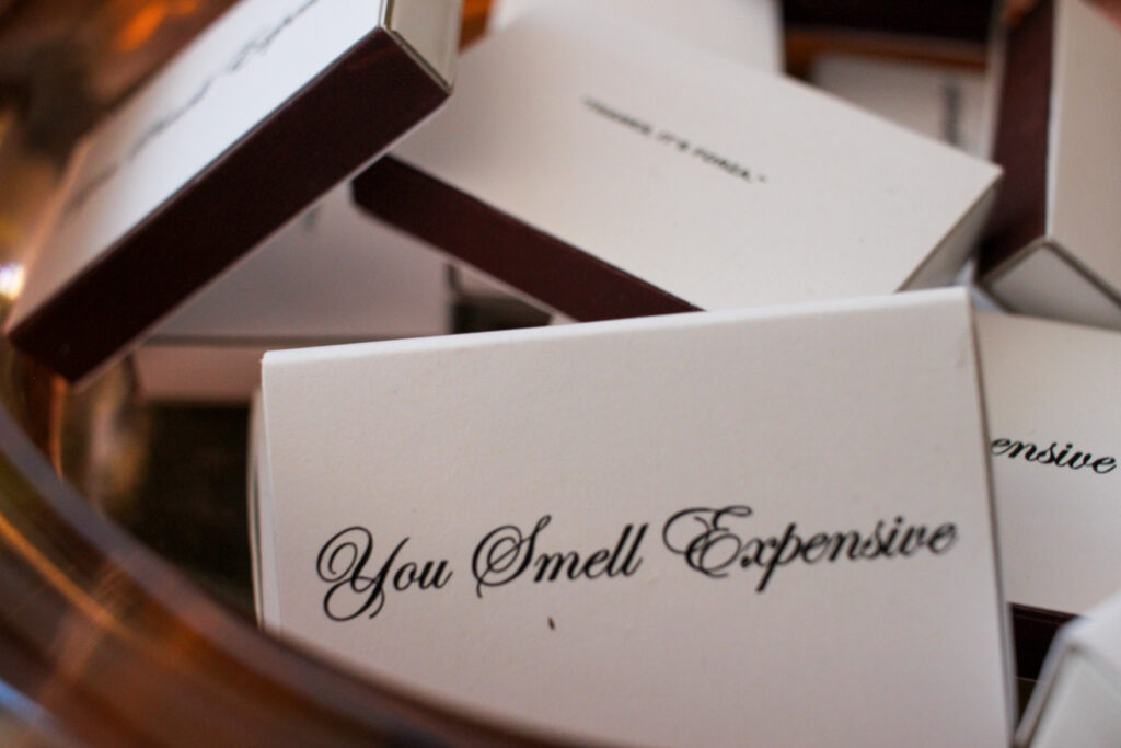 Forza Pilates, Franklin, TN, "Expensive" matchbox by Forza