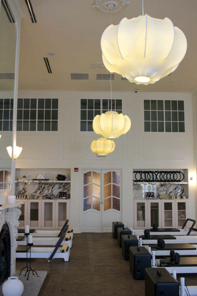 Forza Pilates, Franklin, TN, main room with lighting