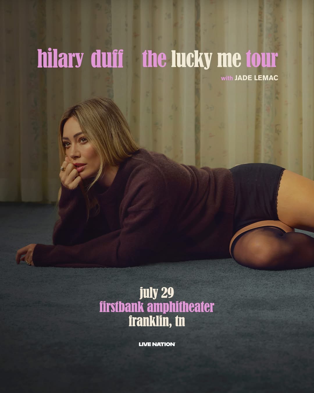 Hilary Duff with special guest Jade Lemac.