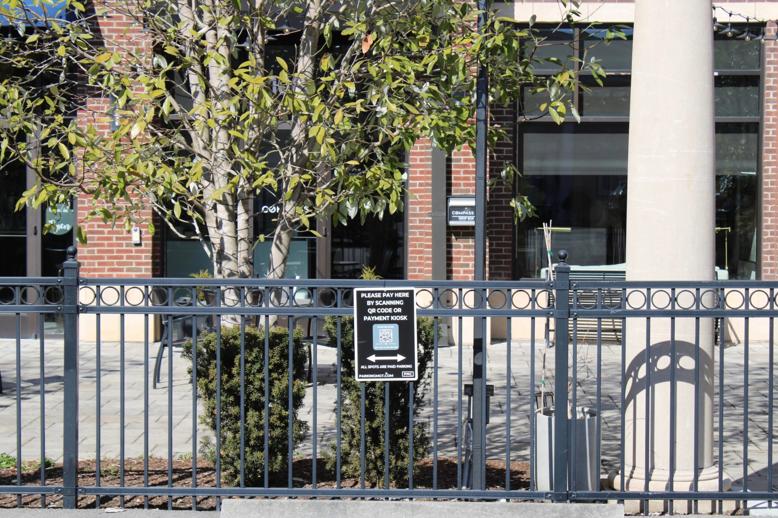 Parking in downtown Franklin, TN paid parking lots