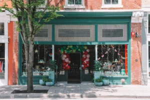 The Green Room, Downtown Franklin, Tennessee, exterior of home decor shop
