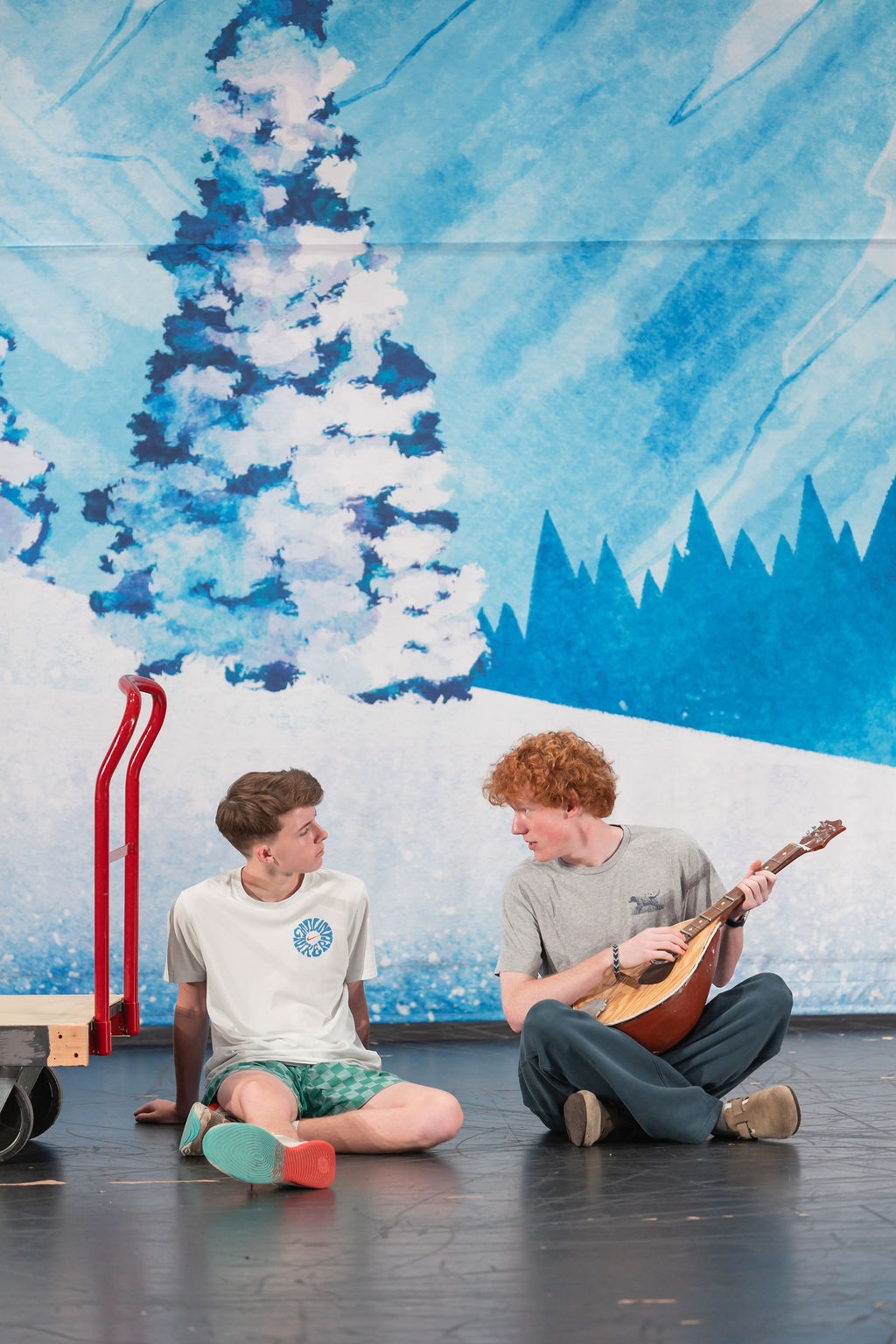 Bravo Creative Arts Center Franklin, TN, Todd Harrison of Nashville is Kristoff, and Isaac Dunbar of Spring Hill is Sven!