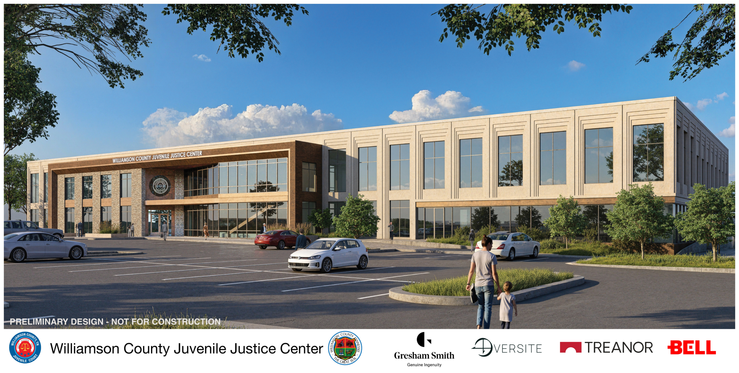 BELL Construction_Franklin, TN Juvenile Justice Center Rendering 2026