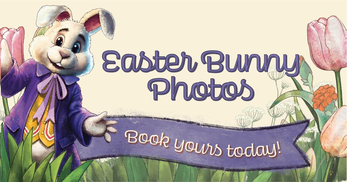 Easter Bunny Photos at CoolSprings Galleria Mall in Franklin, TN.