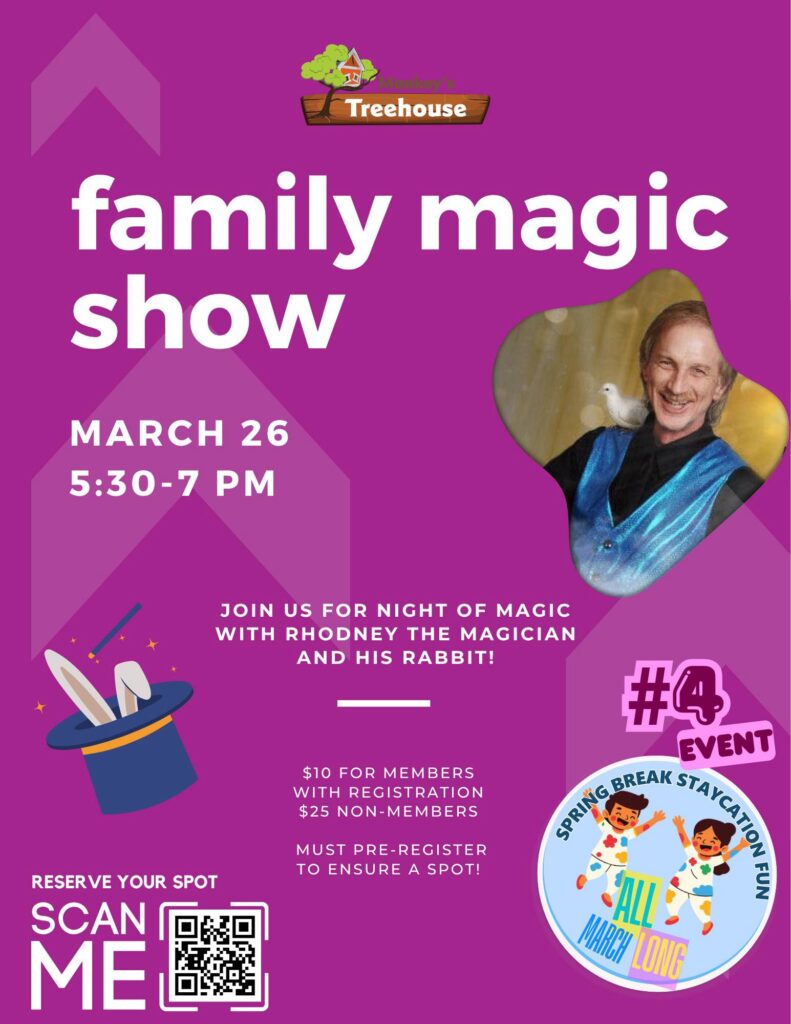 Family Magic Show Brentwood, TN_Monkey Treehouse