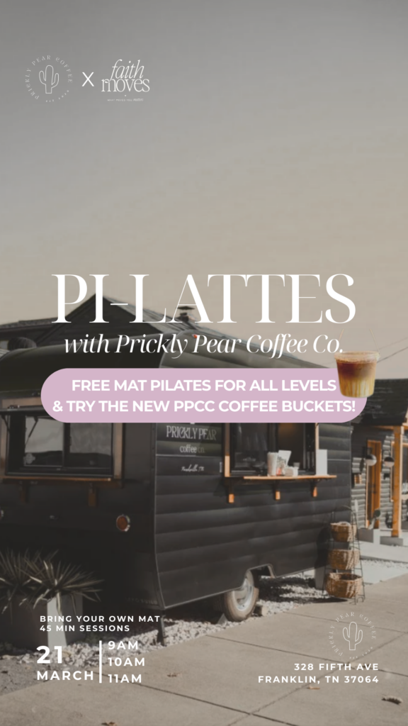Franklin PiLATTES! With Prickly Pear Coffee Co.