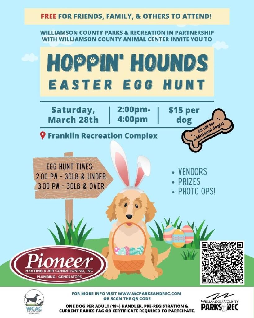 Hoppin’ Hounds - Dog Easter Egg Hunt in Franklin, TN.