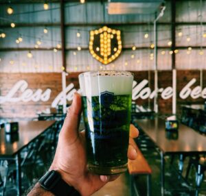 Mill Creek Brewing Nolensville TN, green beer for St. Patrick's Day