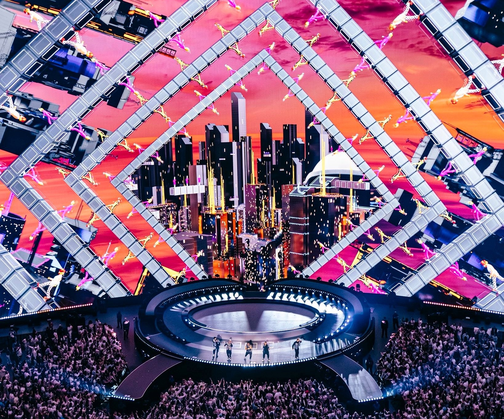 Nashville Sphere, showing Las Vegas Sphere.