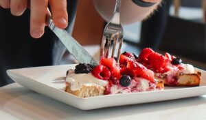 Silver Fox Coffee Lounge at CityPark in Brentwood, Tennessee, berry tartine for breakfast or lunch