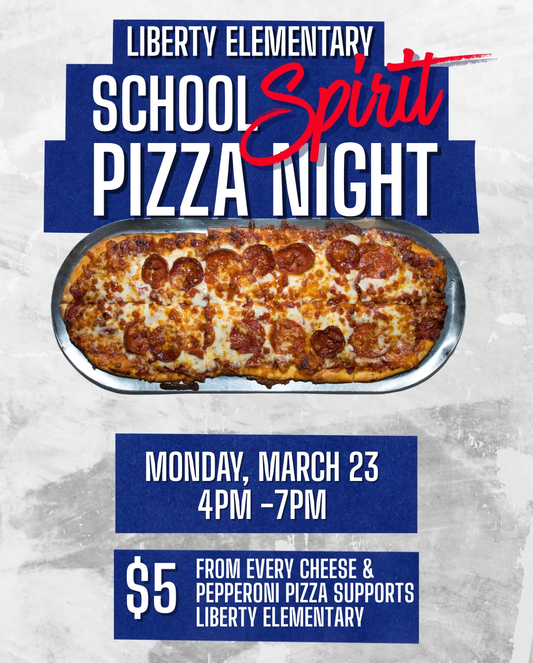 Slim + Husky’s School Spirit Pizza Night in Franklin, TN at The Factory.