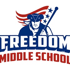 Freedom Middle School logo.