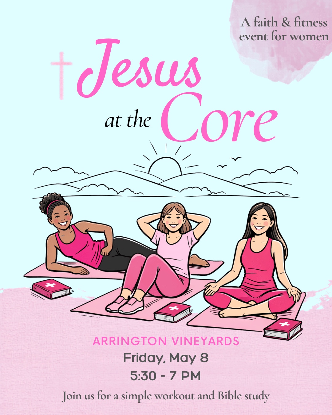 Jesus at the Core-Faith & Fitness Event Arrington Vineyards-TN.