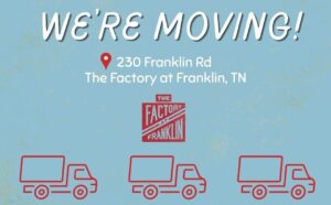 Bound Booksellers & Gifts, moving to The Factory at Franklin, Tennessee, independent bookstore moving into new expanded location with books and gift selection