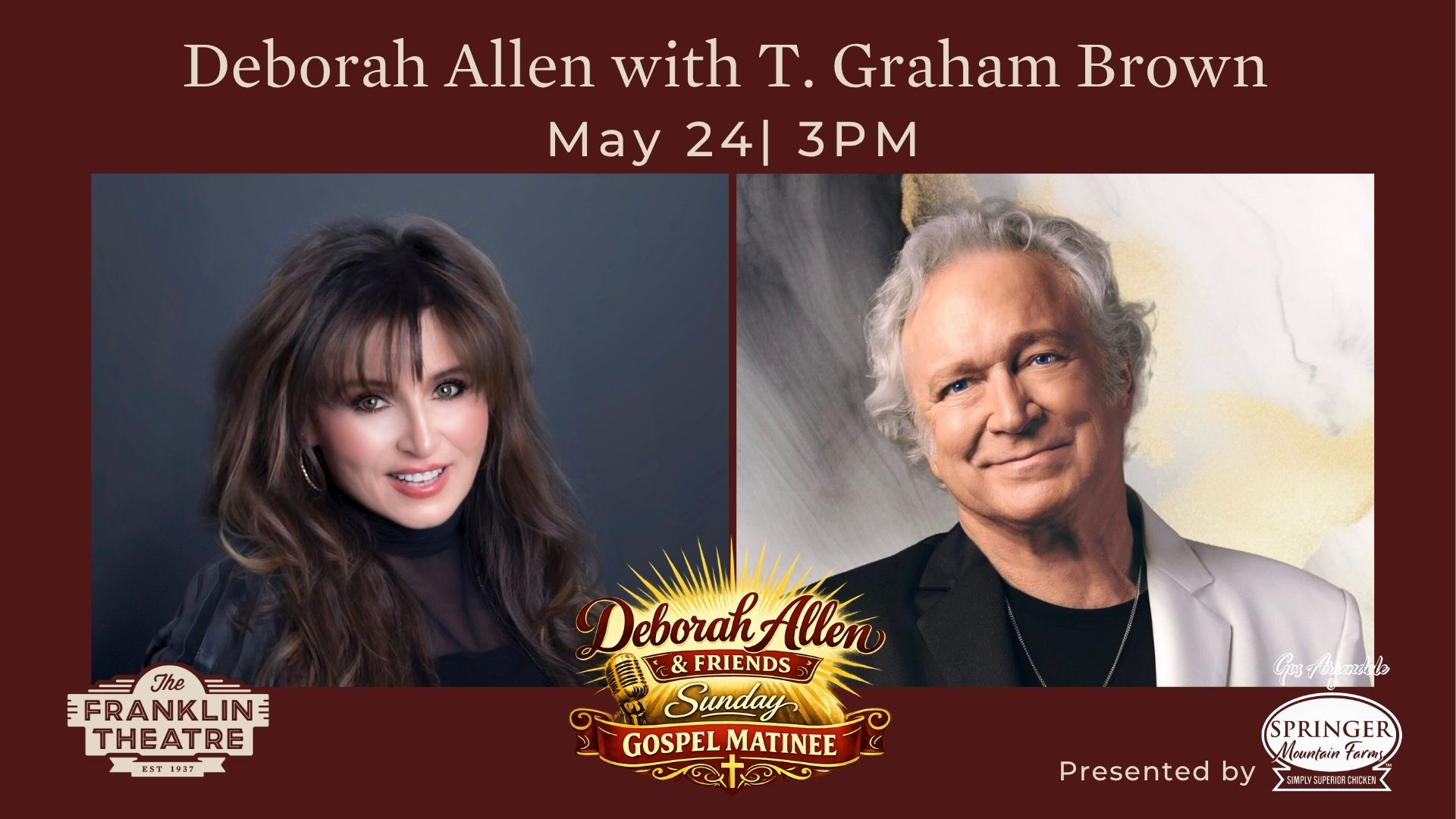 Deborah Allen & Friends Sunday Gospel Matinee Series.