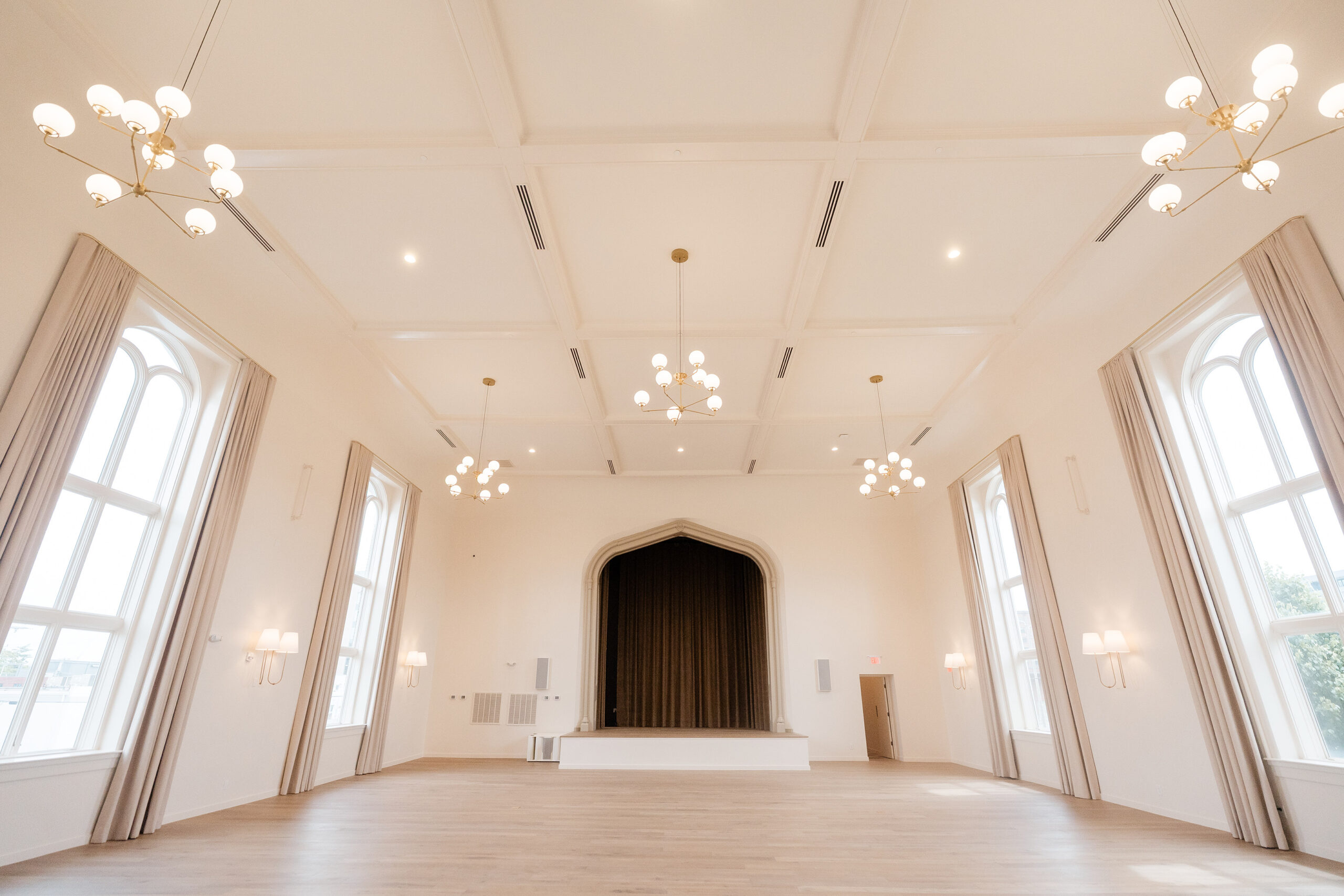 ELM Nashville, TN event venue primary event hall.