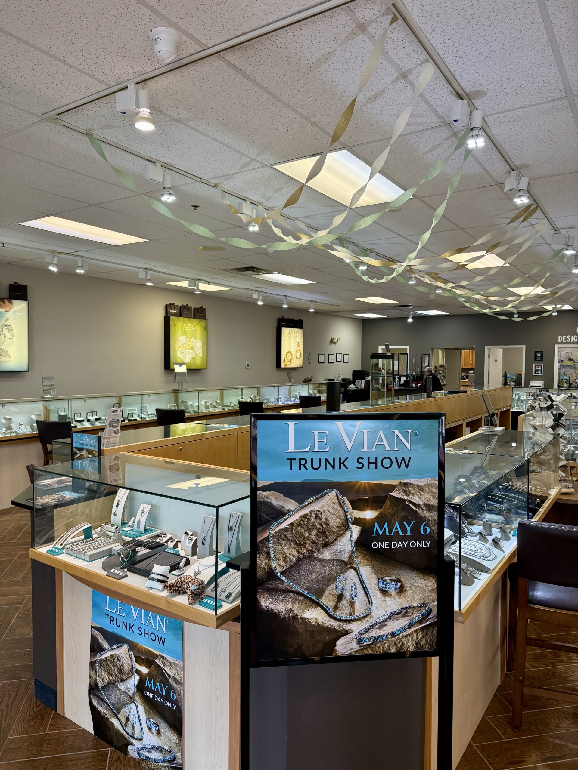 LeVian Trunk Show at Service Jewelry & Repair in Brentwood, TN, showroom.