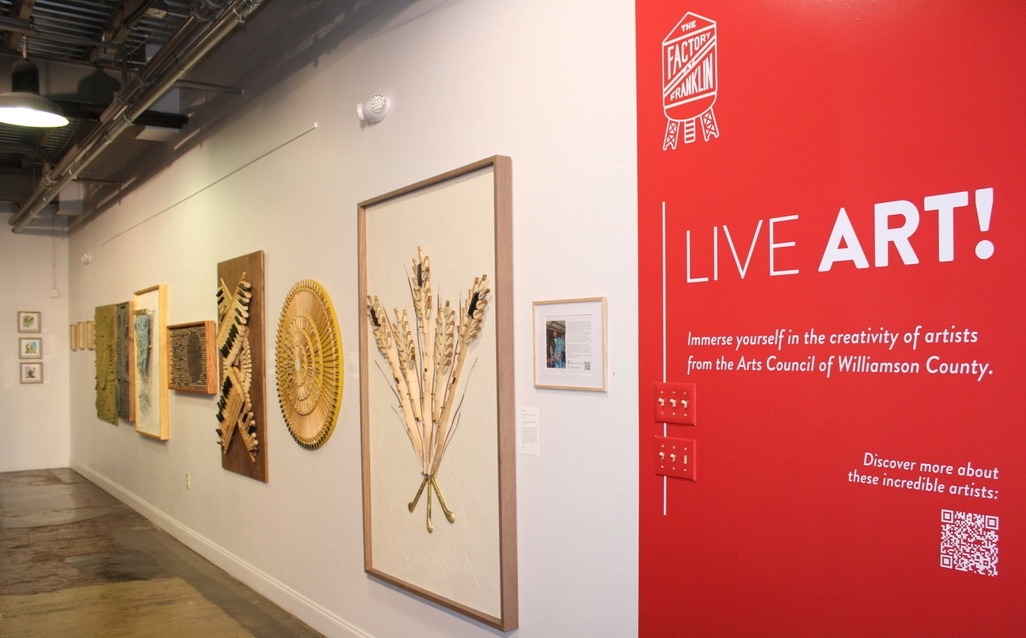 The Factory at Franklin in Franklin Tennessee, Art Gallery Wall from the Arts Council of Williamson County