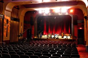 The Franklin Theatre in downtown Franklin, Tennessee, interior seating.