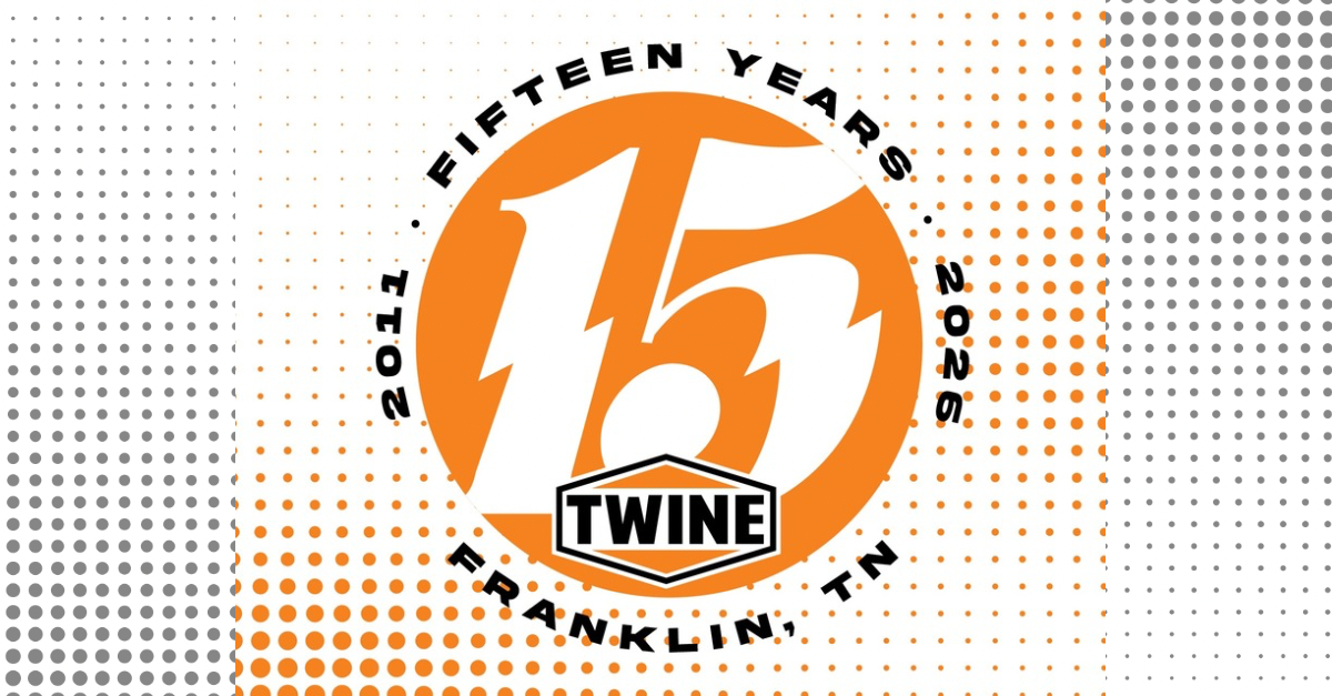 Twine Graphics 15-Year Anniversary Celebration in downtown Franklin, TN.