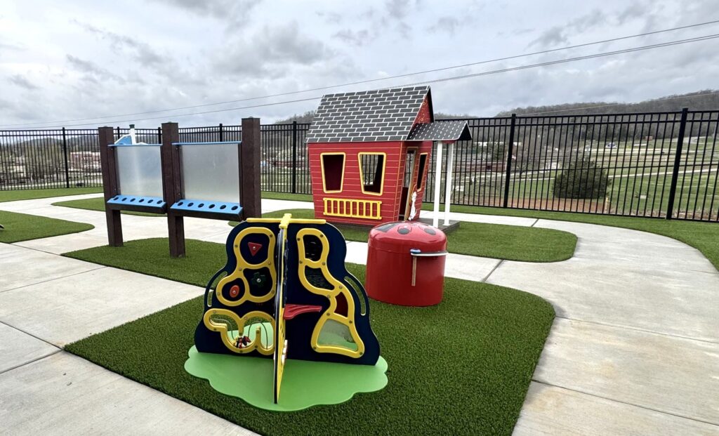 Big Blue Marble Academy preschool playground in Thompson’s Station, Tennessee.