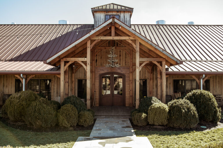 Leiper's Fork Distillery in Leiper's Fork, TN, the exterior of the building.