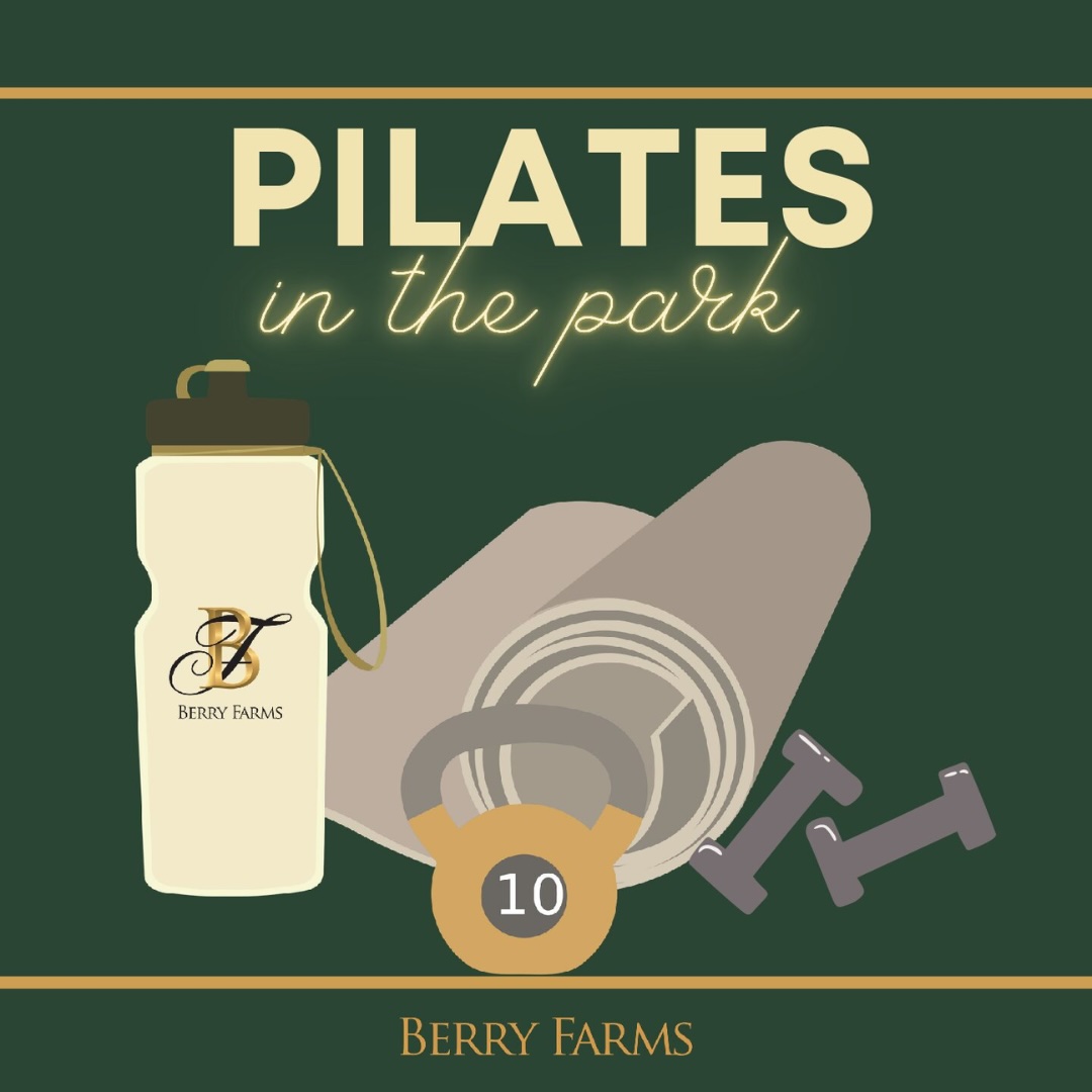 Pilates in the Park at Berry Farms in Franklin, TN on 2nd Saturdays.
