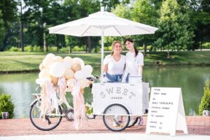 Sweethaven mobile ice cream shop Sweet Cycle in Franklin and Brentwood, TN