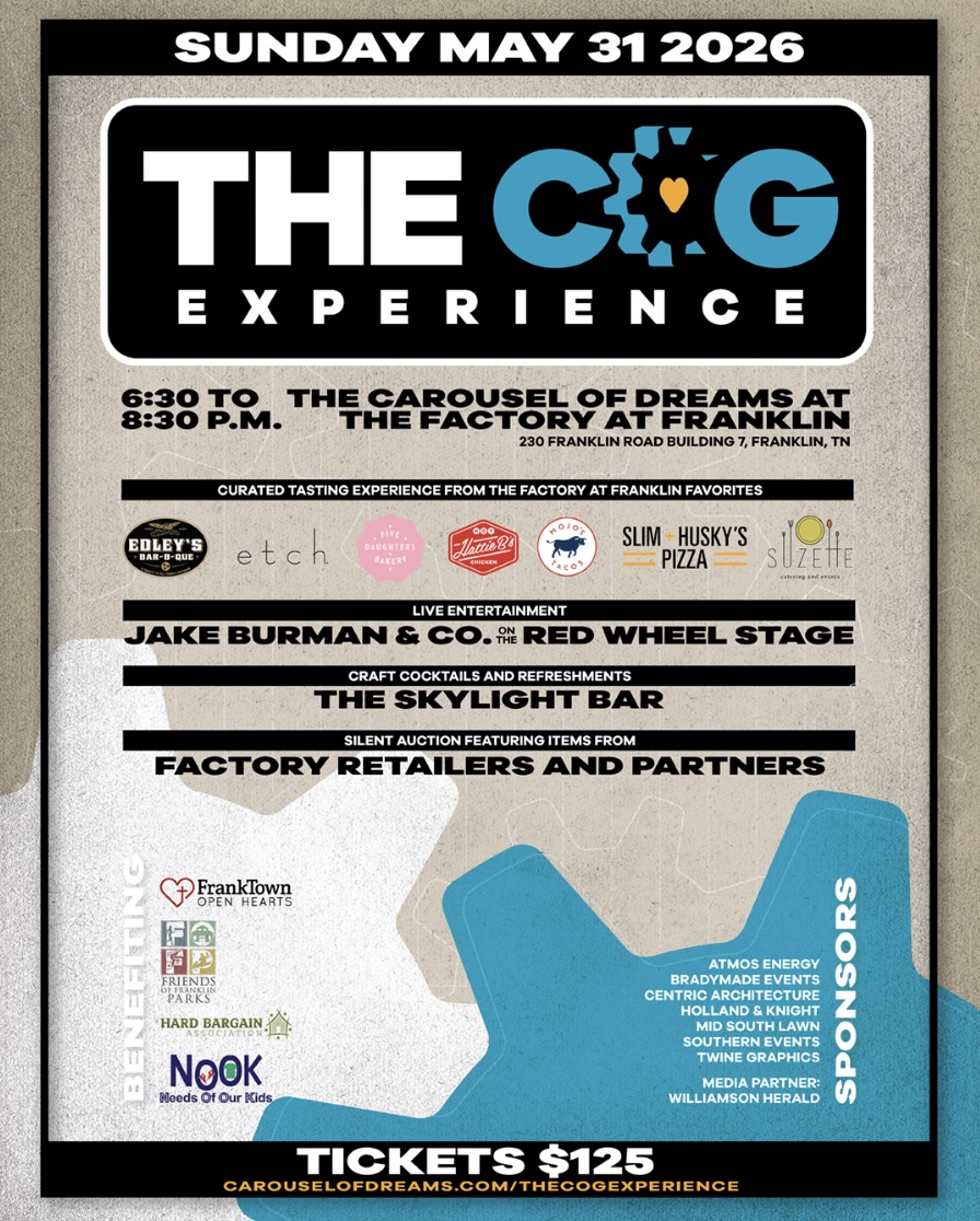 The COG Experience in Franklin, TN at The Factory at Franklin by The Circle of Giving.