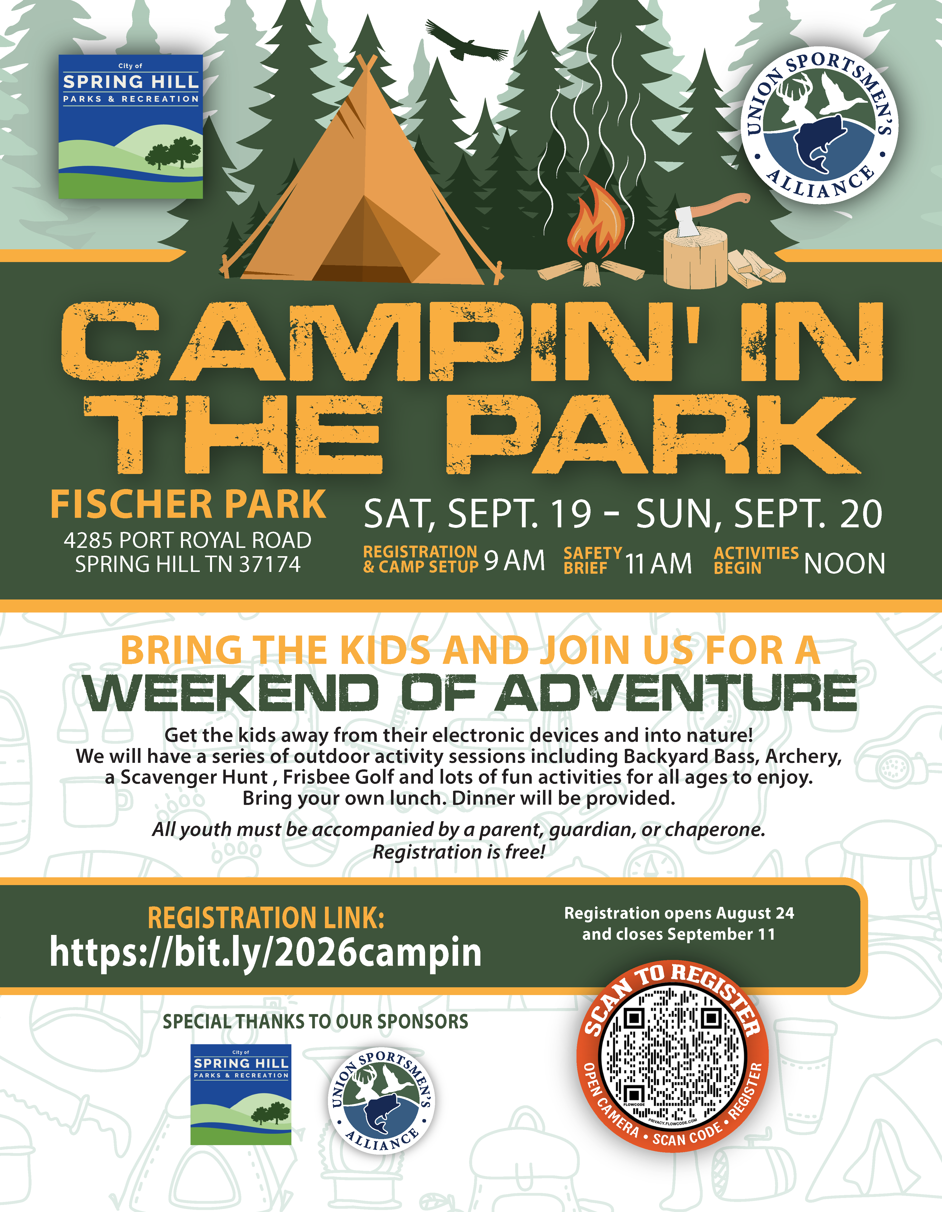 Campin' In The Park in Spring Hill, TN.