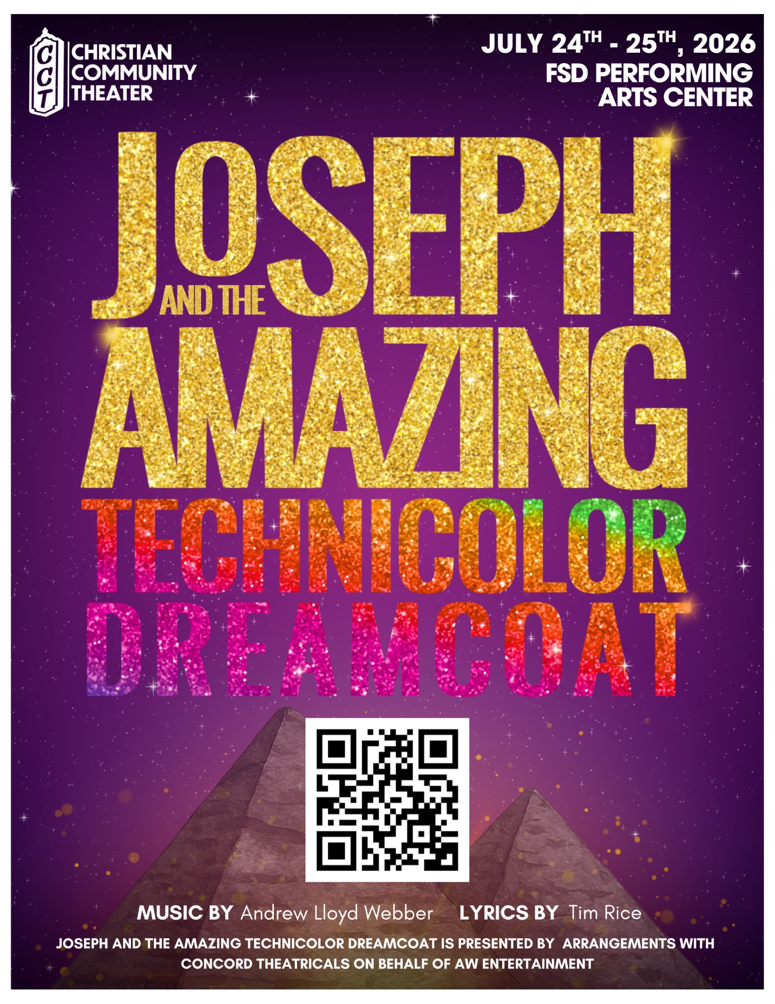 Joseph and the Amazing Technicolor Dreamcoat Franklin, TN Performances.