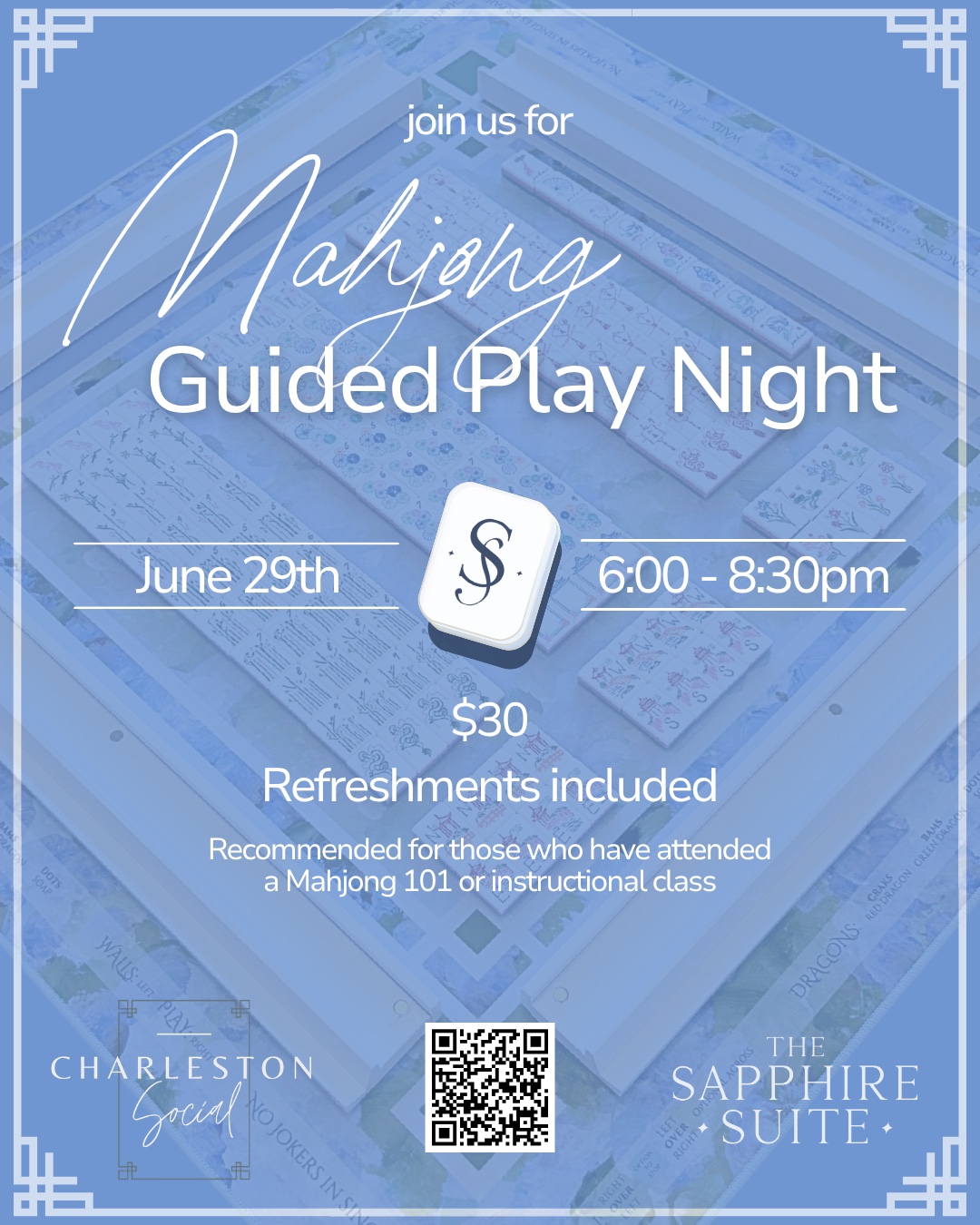 Mahjong Guided Play at The Sapphire Suite Franklin, Tenn.