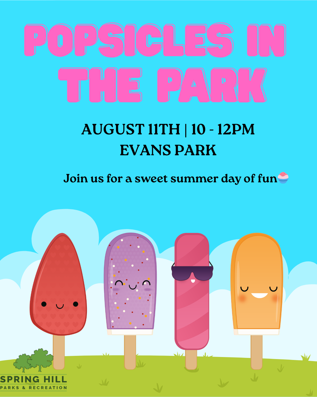 Popsicles in the Park in Spring Hill TN.