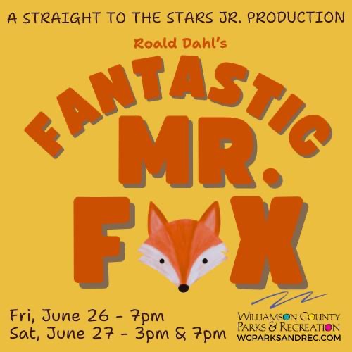 The WCPR Children's Straight to the Stars Jr. Productions Present Roald Dahl's Fantastic Mr. Fox.