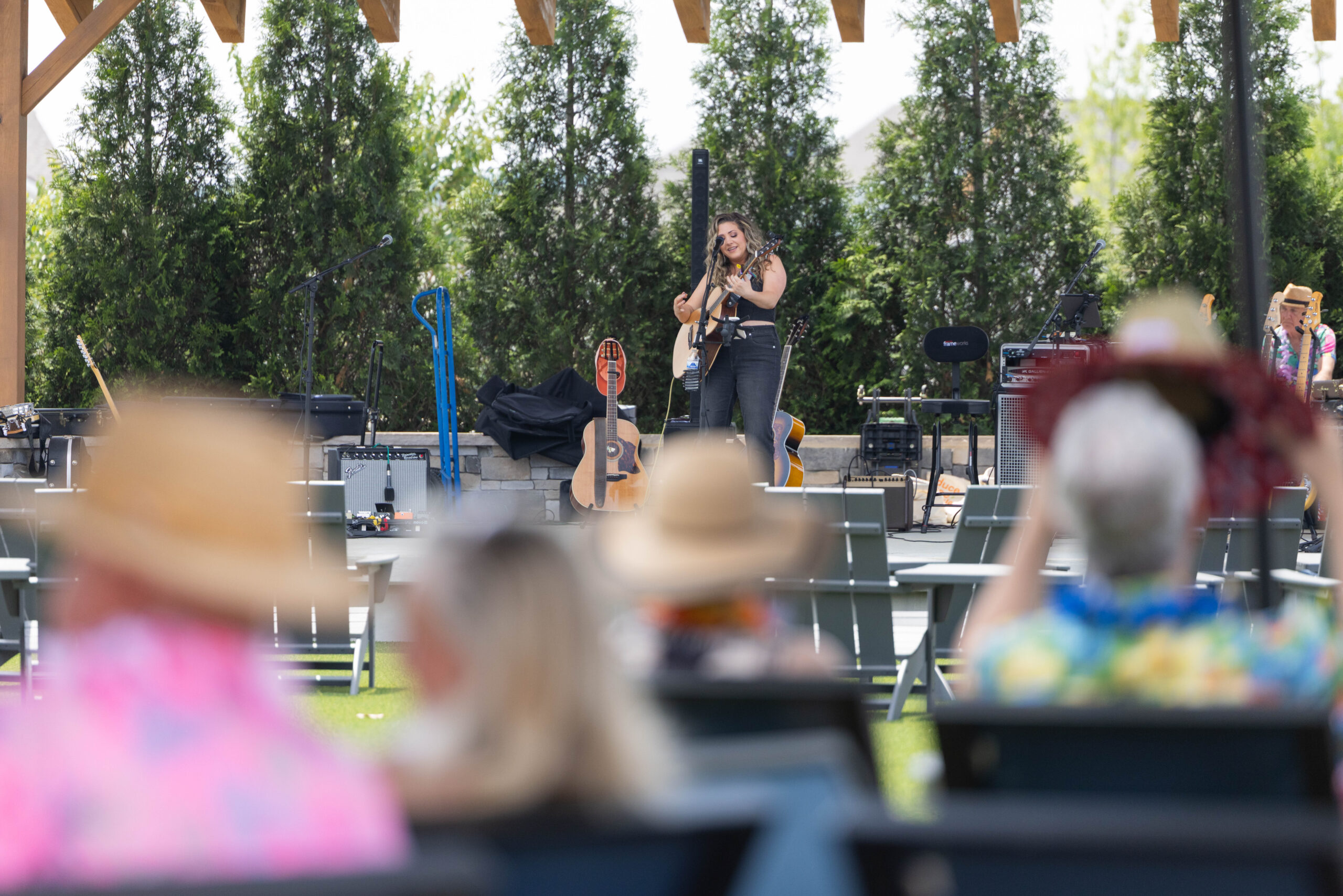 Del Webb Southern Harmony, Murfreesboro’s premier active adult community, kicked off its summer concert series, partnering with local artists to perform in the brand new outdoor amphitheater.