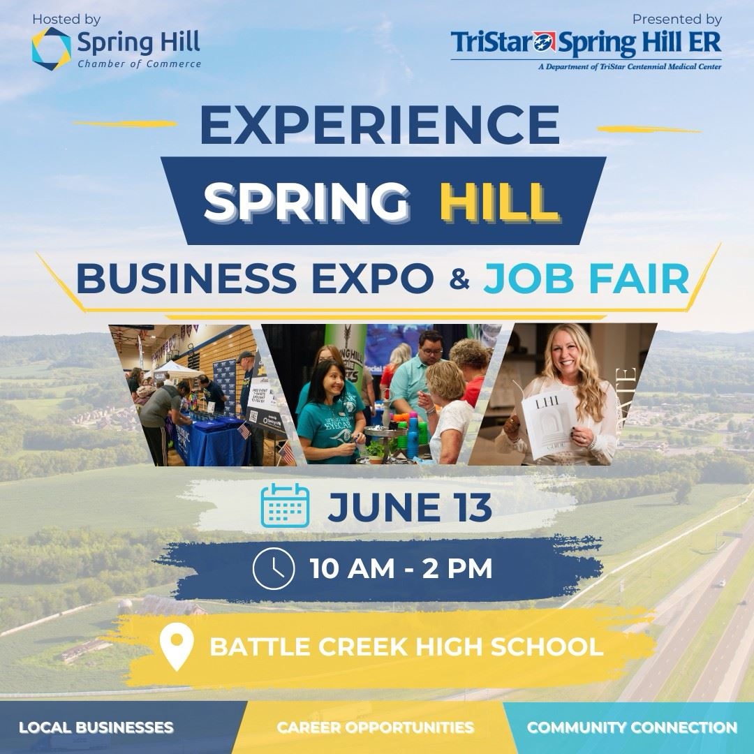 Experience Spring Hill Business Expo and Job Fair.