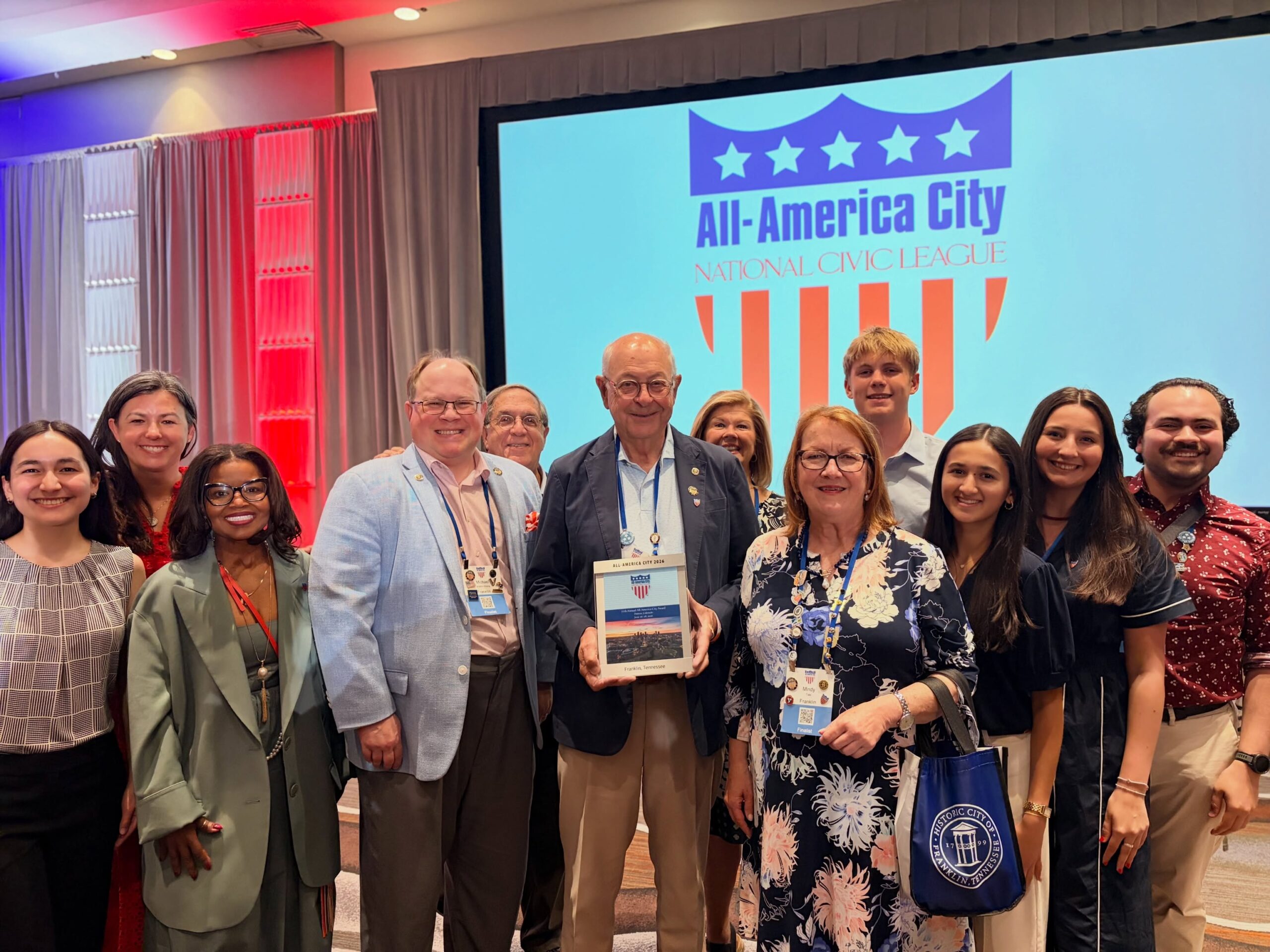 Franklin, Tennessee, Named 2026 All-America City!