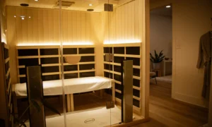 Ritual Wellness in Franklin offers infrared sauna sessions, cold plunge therapy, red light therapy, and compression-based recovery treatments.