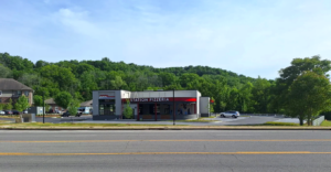 Station Pizzeria in Brentwood, TN, the exterior of the building.