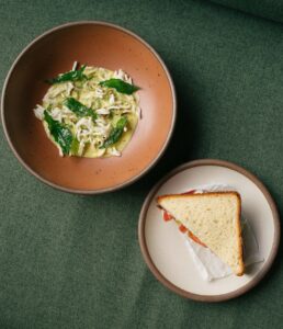 Tailor Nashville TN restaurant tomato sandwich.