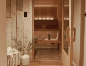 The Sweat Shack in Franklin offers Kuuma sauna sessions an urban heat cabin, and a Kylmä cold plunge.