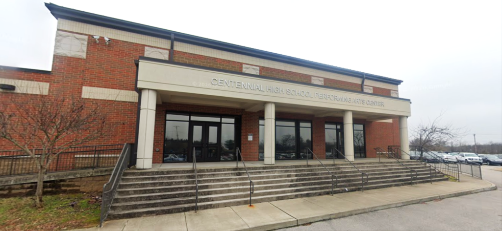 Centennial High School Performing Arts Center in Franklin, TN.