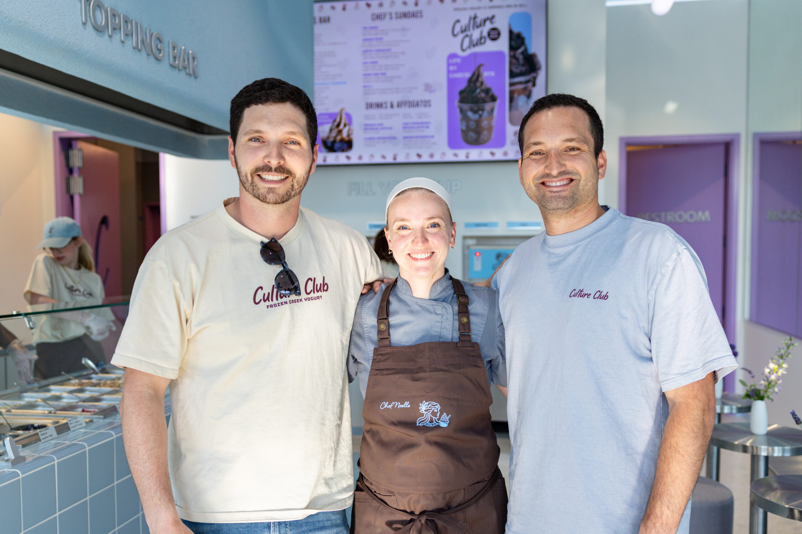 Culture Club Broadway Nashville TN Yogurt Shop Bear Kaminer, Chef Noelle Marchetti, PJ Kaminer
