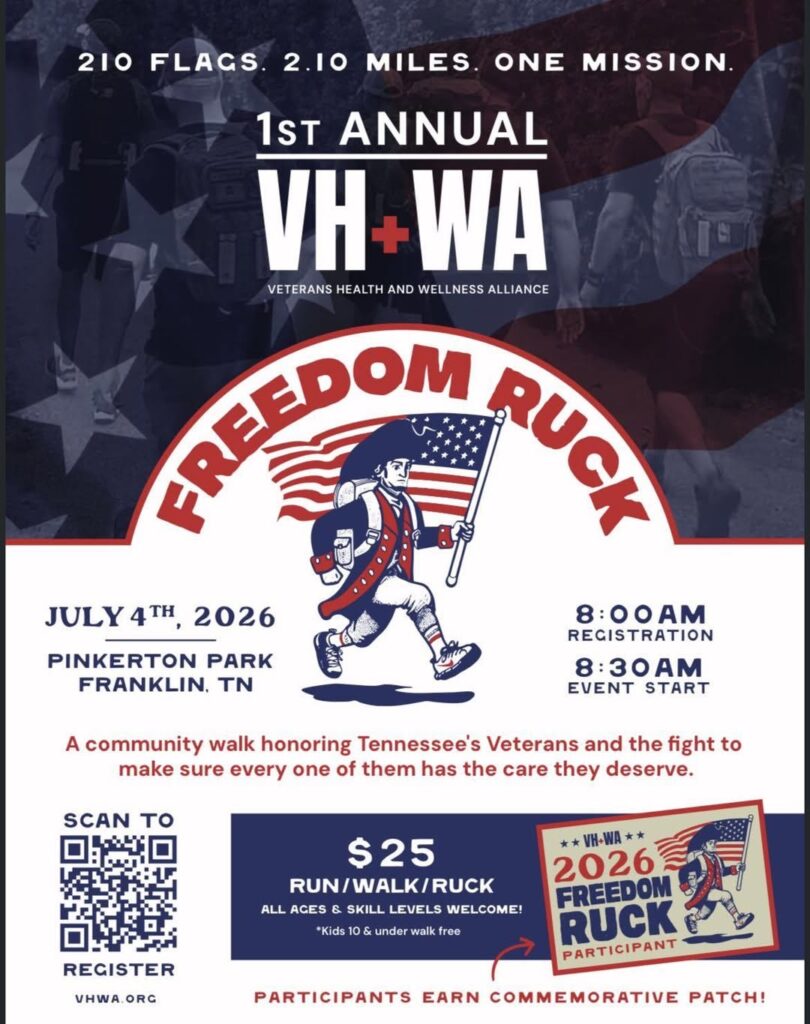 Veterans Health + Wellness Alliance Freedom Ruck Franklin TN 2026
