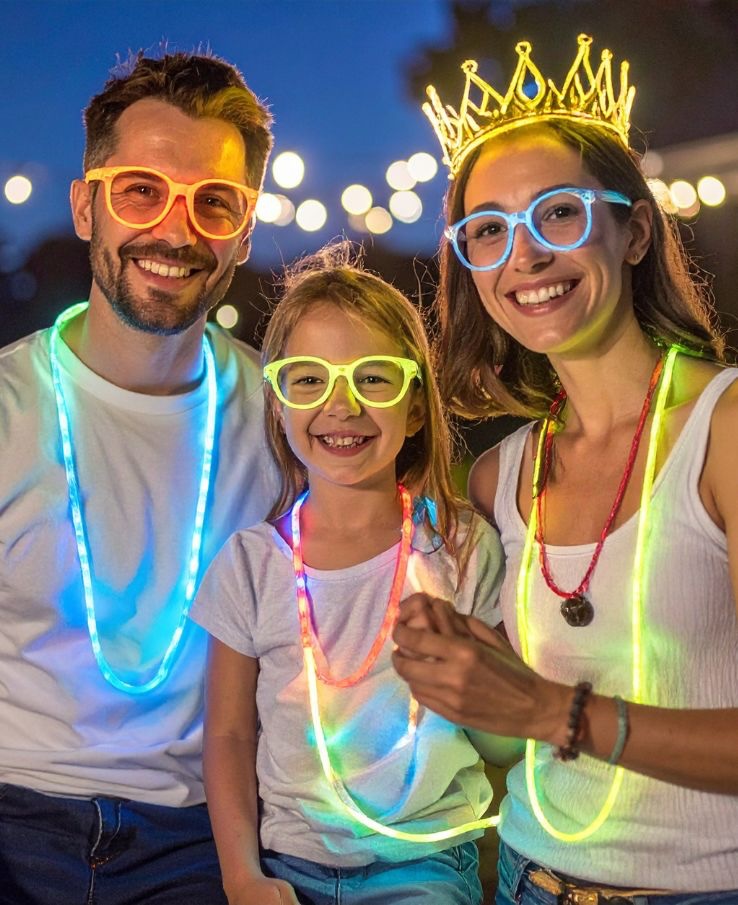 aMAZEing Family Glow Nights Lucky Ladd Farms in Eagleville, TN.