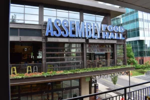Assembly Food Hall in downtown Nashville, TN, the perfect dining spot for both locals and visitors.