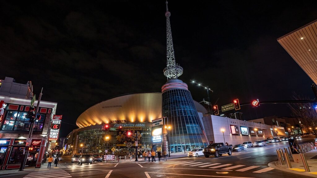 Bridgestone Arena in Nashville, TN.