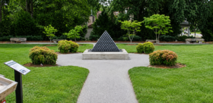 Cannonball monument at Carter’s Hill Park in Franklin, Tennessee