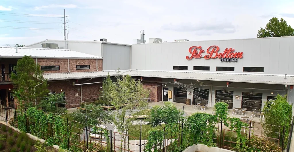 Exterior of Fat Bottom Brewing CO. in Nashville, TN.